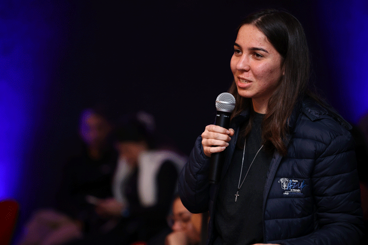 Alunos do Assunção participam ativamente com perguntas e contribuições.