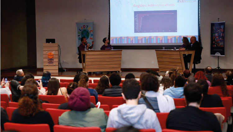 I Fórum de Bibliotecas Escolares no auditório do UNIFAI