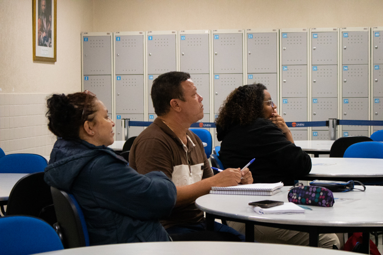 Alunos do curso de Biblioteconomia do Assunção
