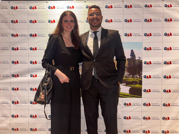 Prof.ª Dr.ª Karen Ambra e Ex-aluno do Assunção, Dr. Anderson Lowrhan Santos