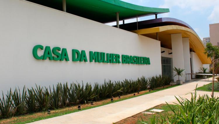 Fachada da Casa da Mulher Brasileira em São Paulo